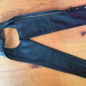 Leather Moto chaps